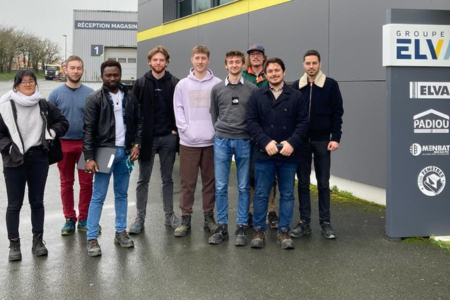 Nos élèves en visite entreprise
